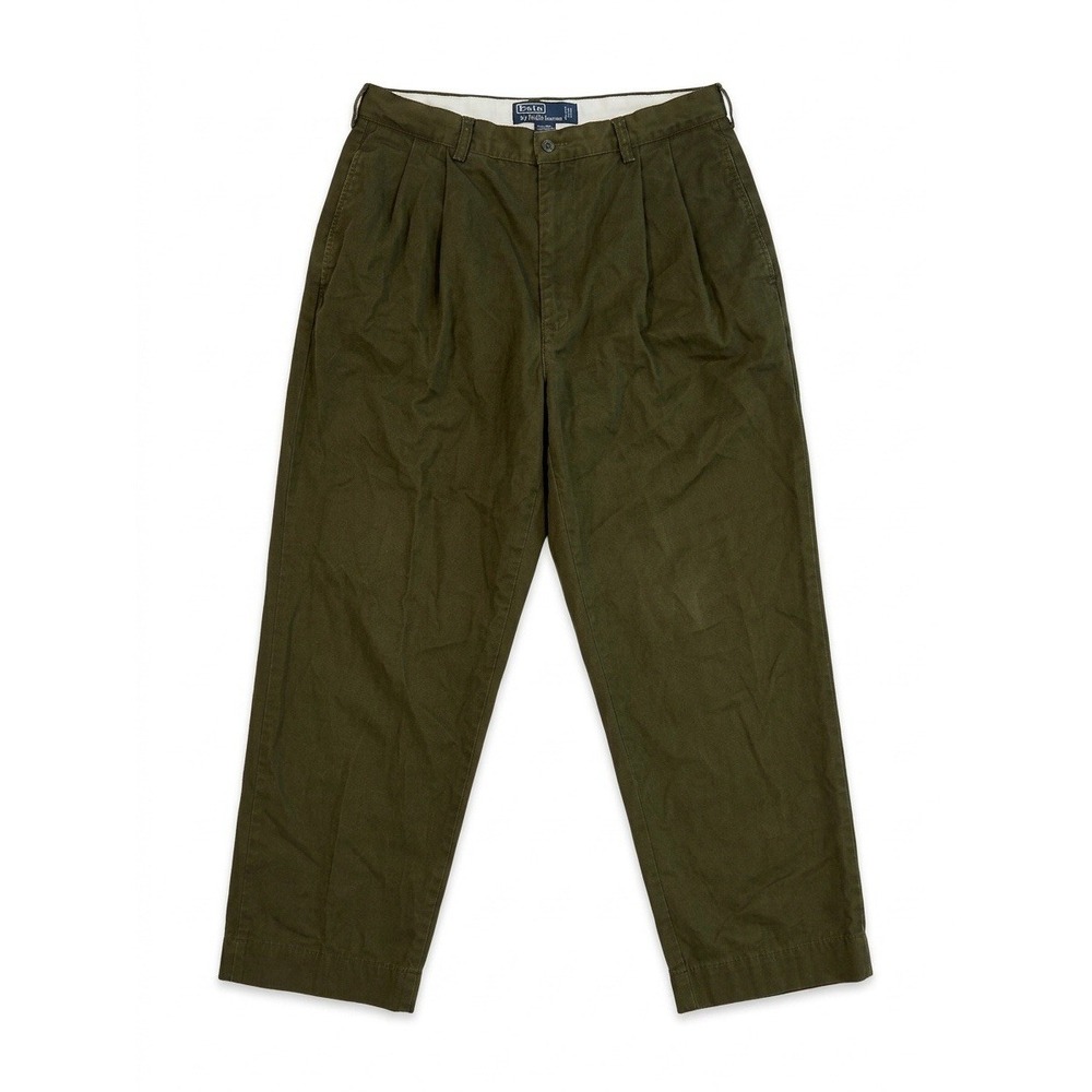 Polo by Ralph Lauren Pants Men Green Sz 34x32(Fit 32x28)Hammond Pant Olive Chino